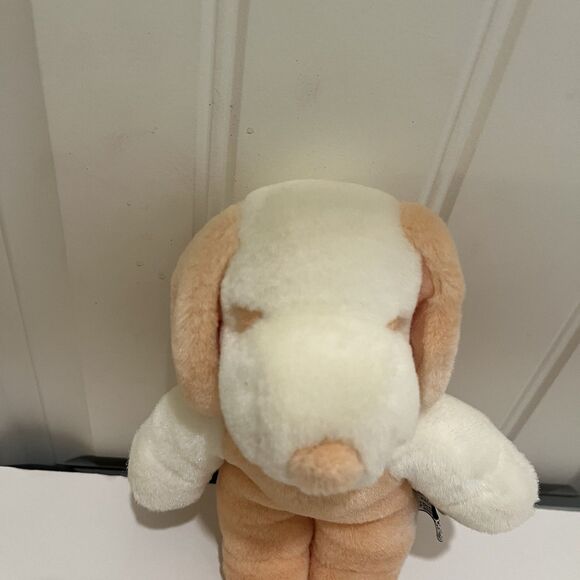 Snoopy 1968 Vintage Peach Tan Pink Plush 8" Stuffed Animal Dog Toy Peanuts - Picture 2 of 10